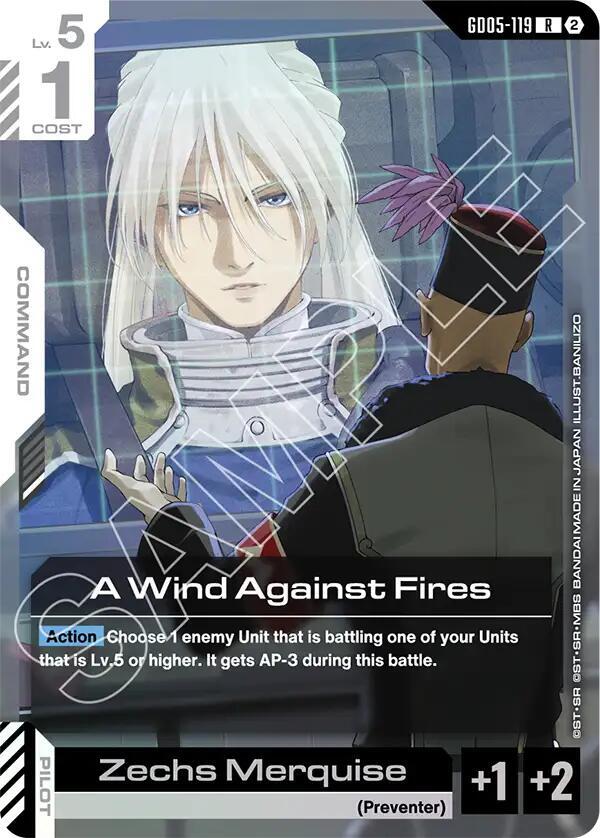 A Wind Against Fires GD05-119 (Freedom Ascension)  - Holofoil