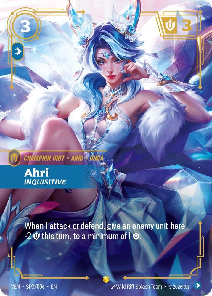 Ahri - Inquisitive SP3/006 (Vendetta)  - Foil