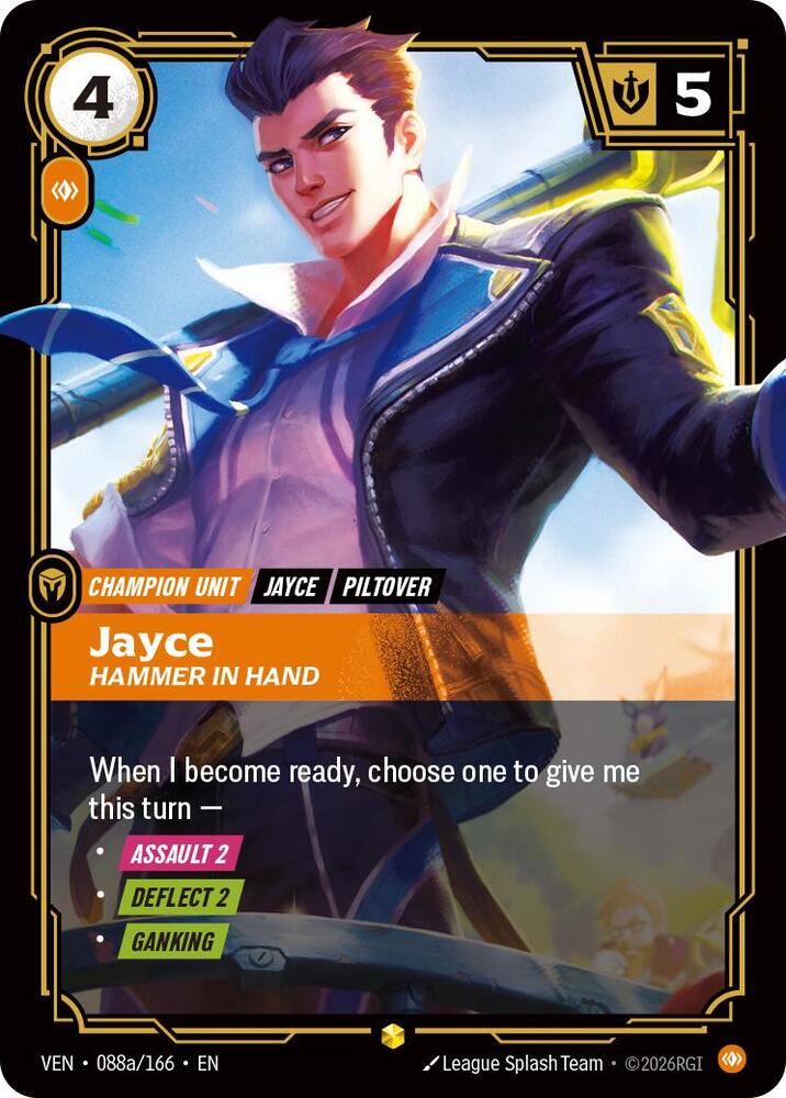 Jayce - Hammer in Hand 088a/166 (Vendetta)  - Foil