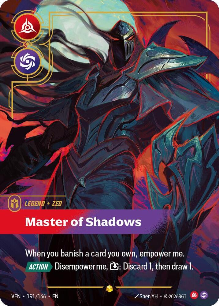 Zed - Master of Shadows 191/166 (Vendetta)  - Foil