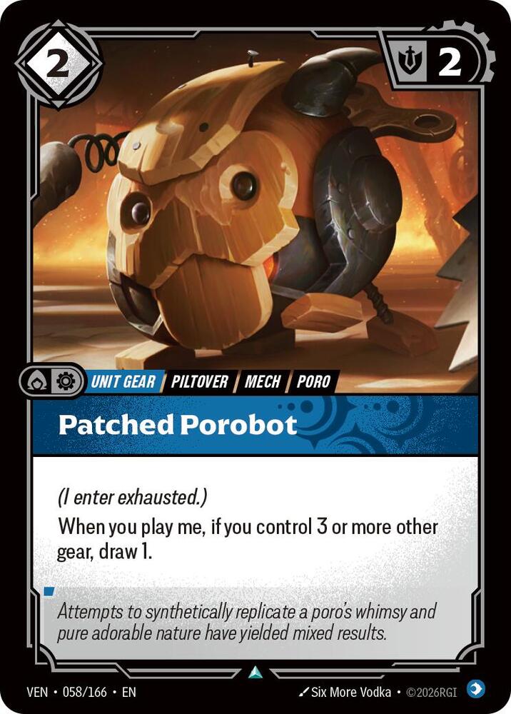 Patched Porobot 058/166 (Vendetta) 