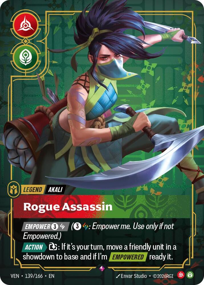 Akali - Rogue Assassin 139/166 (Vendetta)  - Foil