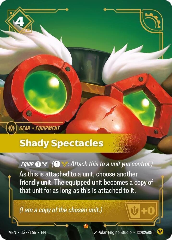 Shady Spectacles 137/166 (Vendetta)  - Foil