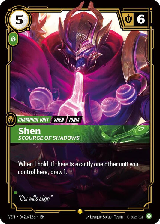 Shen - Scourge of Shadows 042a/166 (Vendetta)  - Foil