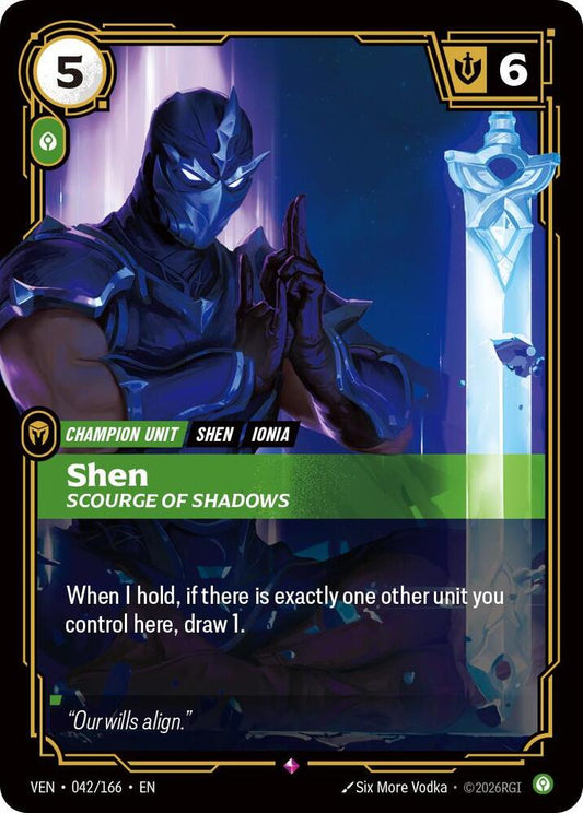 Shen - Scourge of Shadows 042/166 (Vendetta)  - Foil