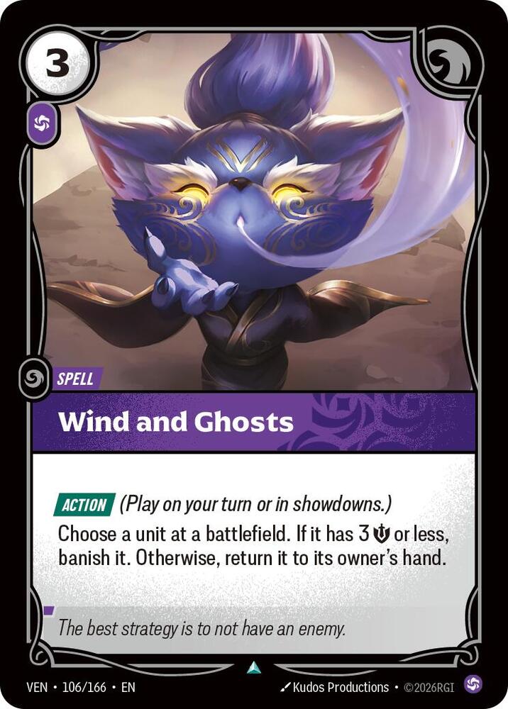 Wind and Ghosts 106/166 (Vendetta) 