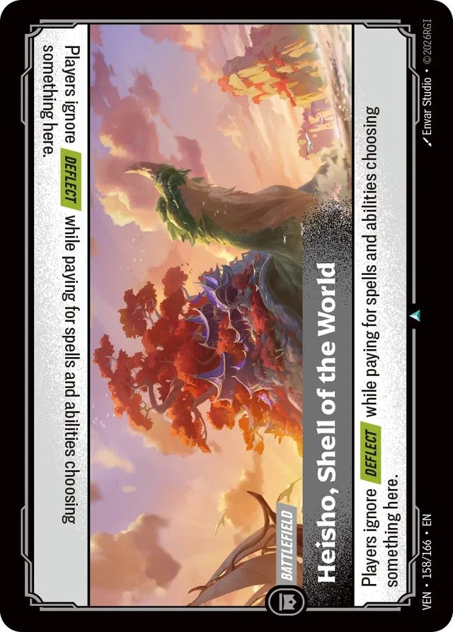Heisho, Shell of the World 158/166 (Vendetta) 