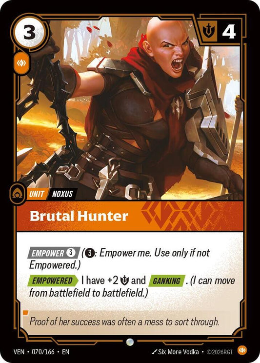 Brutal Hunter 070/166 (Vendetta) 