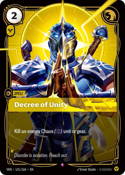 Decree of Unity 131/166 (Vendetta)  - Foil