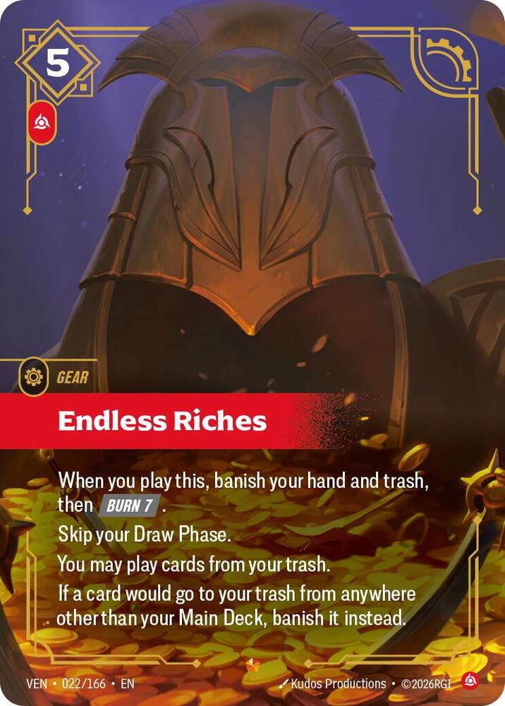 Endless Riches 022/166 (Vendetta)  - Foil