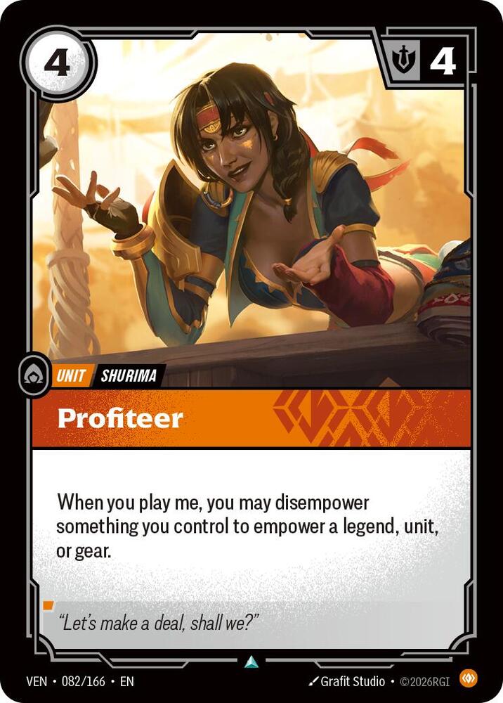 Profiteer 082/166 (Vendetta) 