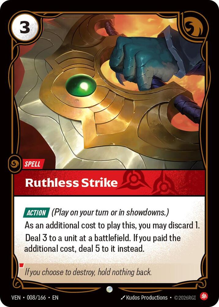 Ruthless Strike 008/166 (Vendetta) 