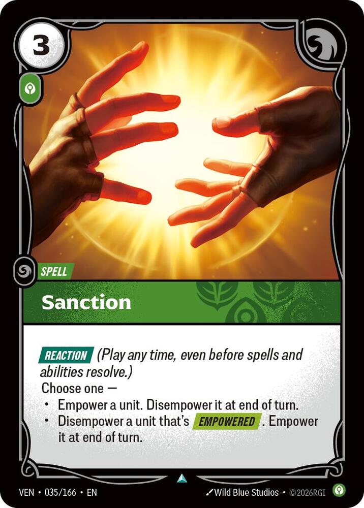Sanction 035/166 (Vendetta) 