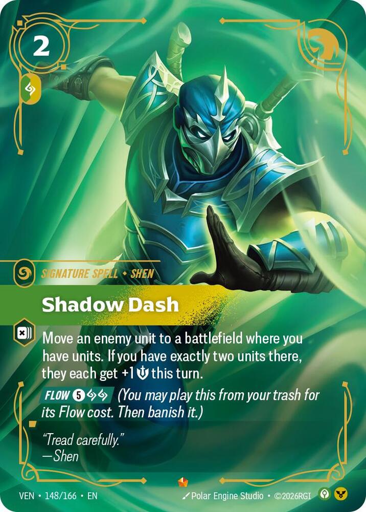 Shadow Dash 148/166 (Vendetta)  - Foil