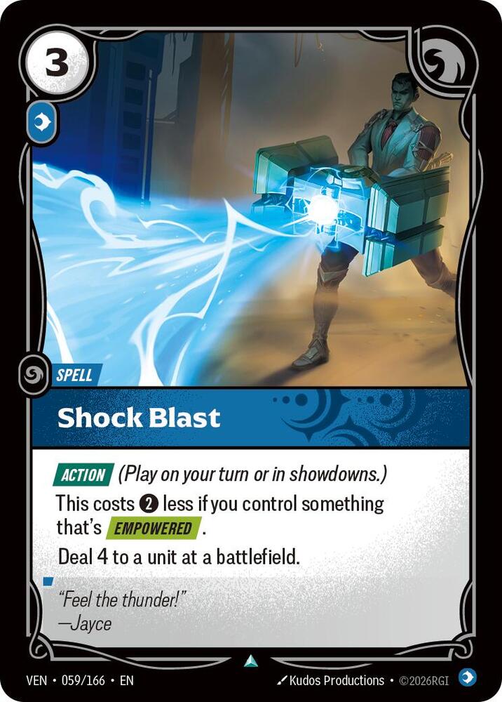 Shock Blast 059/166 (Vendetta) 