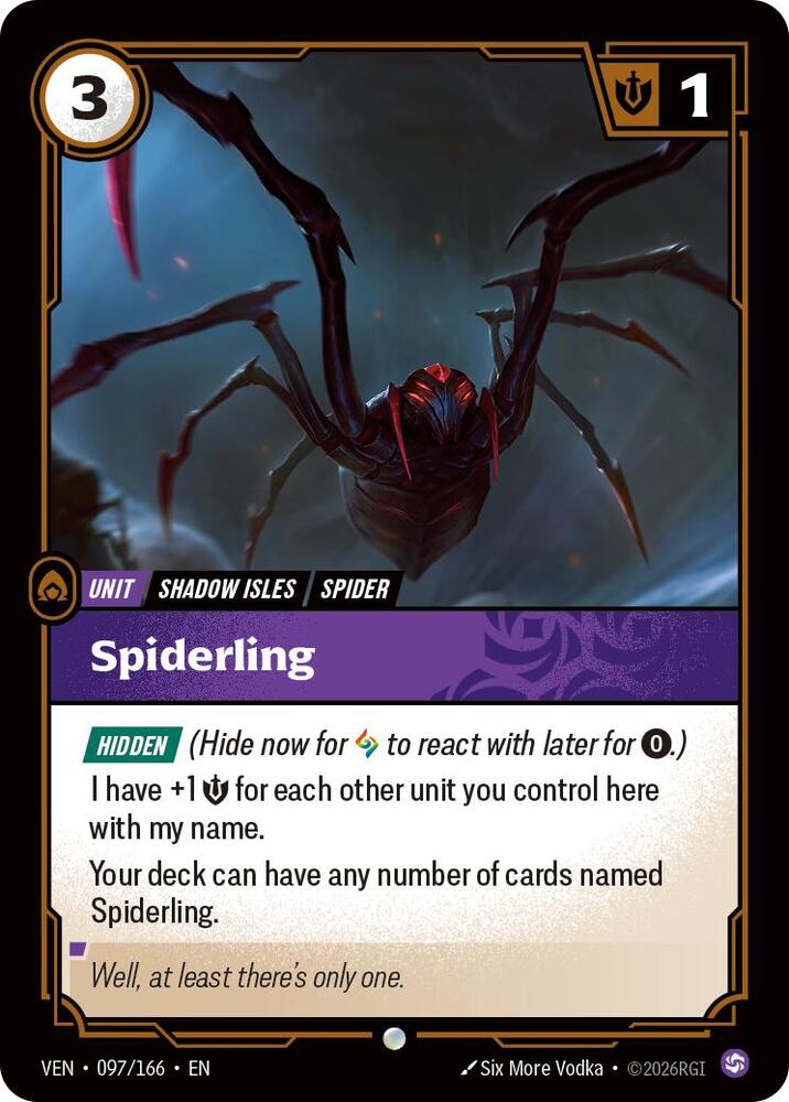 Spiderling 097/166 (Vendetta) 