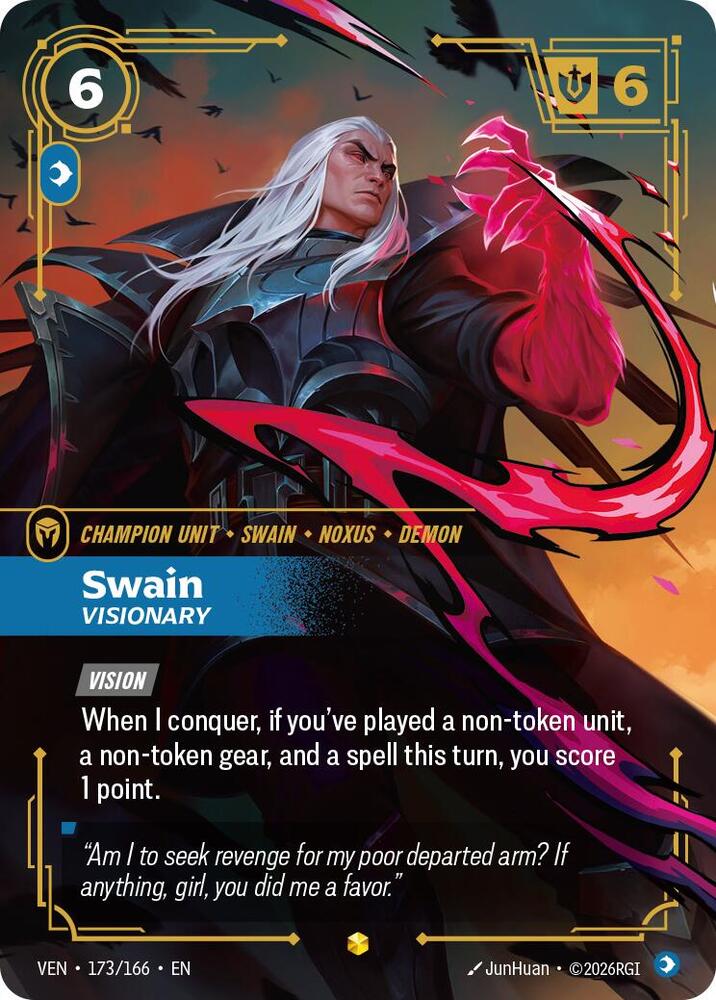 Swain - Visionary 173/166 (Vendetta)  - Foil