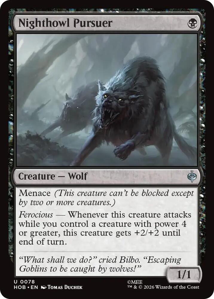 Nighthowl Pursuer 78 (The Hobbit)  - Foil