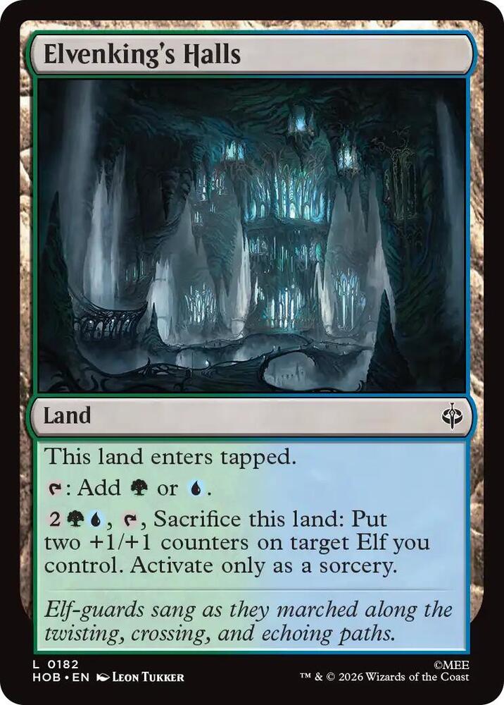 Elvenking's Halls 182 (The Hobbit)  - Foil