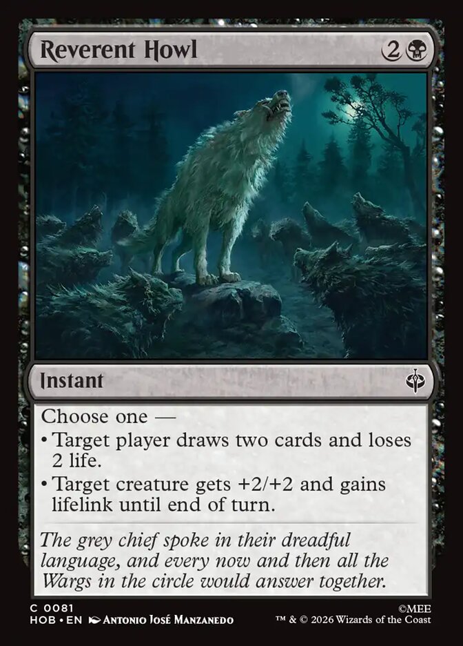 Reverent Howl 81 (The Hobbit)  - Foil