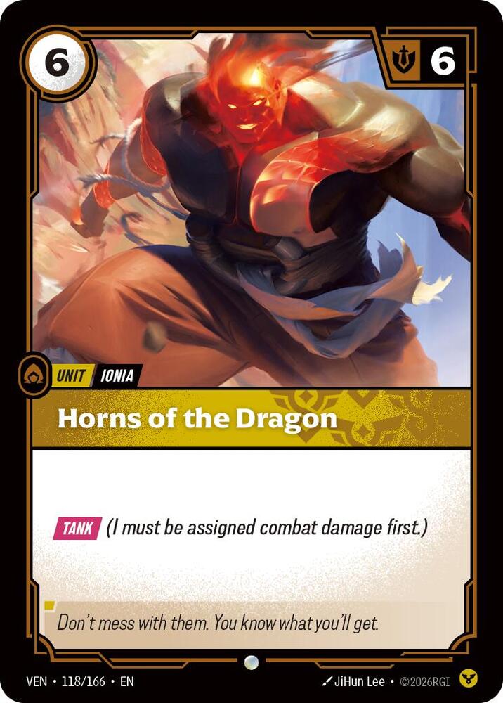 Horns of the Dragon 118/166 (Vendetta)  - Foil