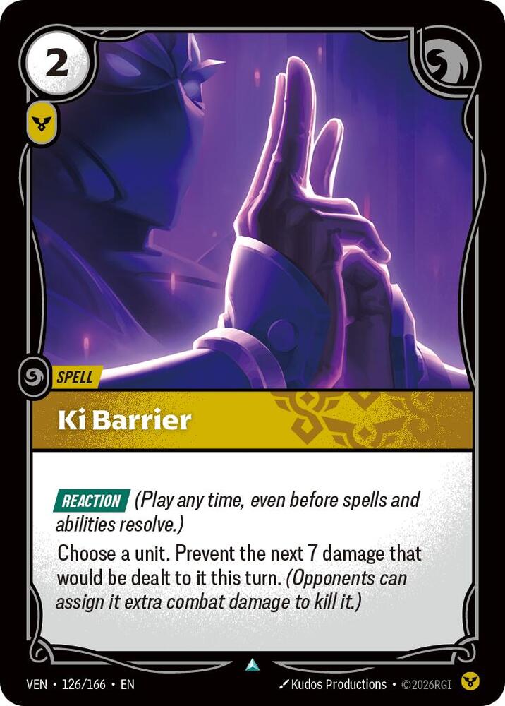 Ki Barrier 126/166 (Vendetta)  - Foil