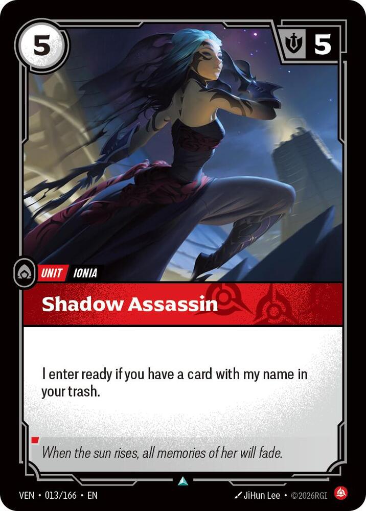 Shadow Assassin 013/166 (Vendetta)  - Foil