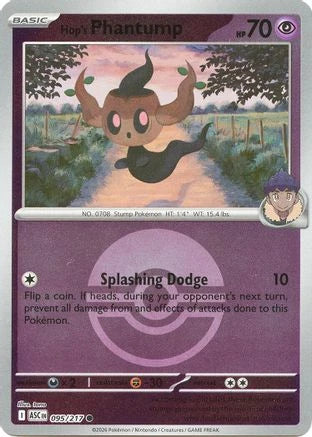 Hop's Phantump 095/217 (ME: Ascended Heroes)  - Poke Ball Holofoil