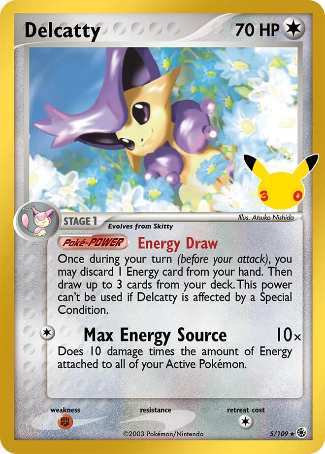 Delcatty 5/109 (ME: 30th Celebration Classic Collection)  - Holofoil