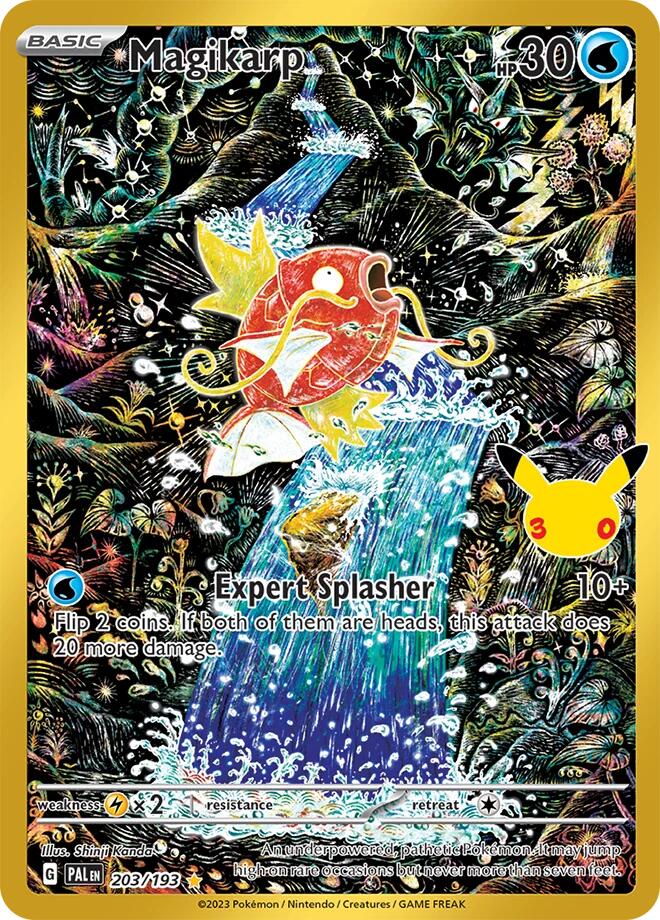 Magikarp 203/193 (ME: 30th Celebration Classic Collection)  - Holofoil