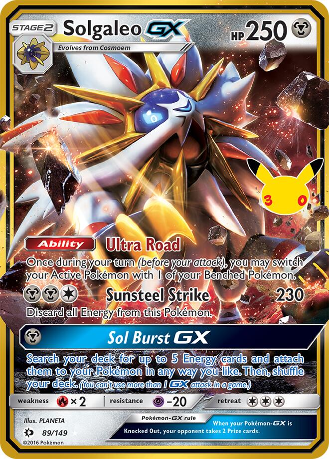 Solgaleo GX 89/149 (ME: 30th Celebration Classic Collection)  - Holofoil