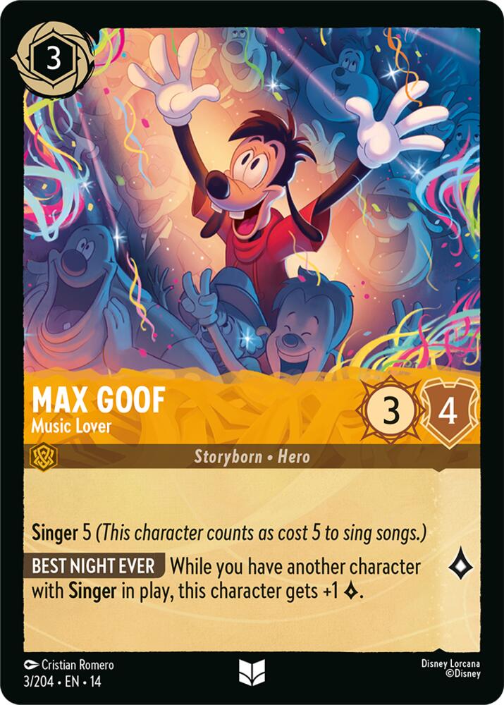 Max Goof, Music Lover 3/204 (Hyperia City) 