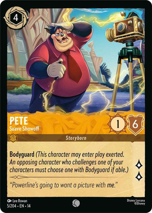 Pete, Suave Showoff 5/204 (Hyperia City)  - Cold Foil