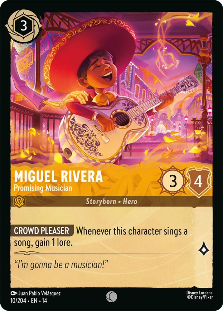 Miguel Rivera, Promising Musician 10/204 (Hyperia City) 