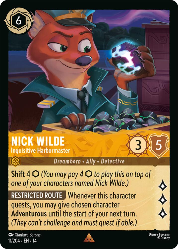 Nick Wilde Inquisitive Harbormaster 11/204 (Hyperia City) 