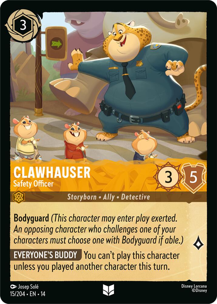 Clawhauser, Safety Officer 15/204 (Hyperia City) 