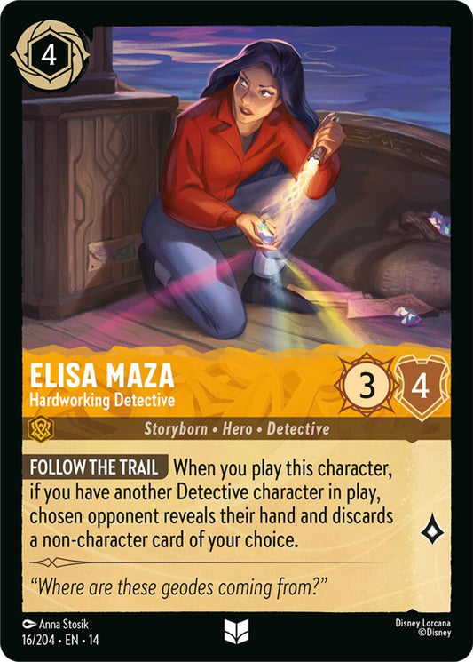 Elisa Maza, Hardworking Detective 16/204 (Hyperia City)  - Cold Foil