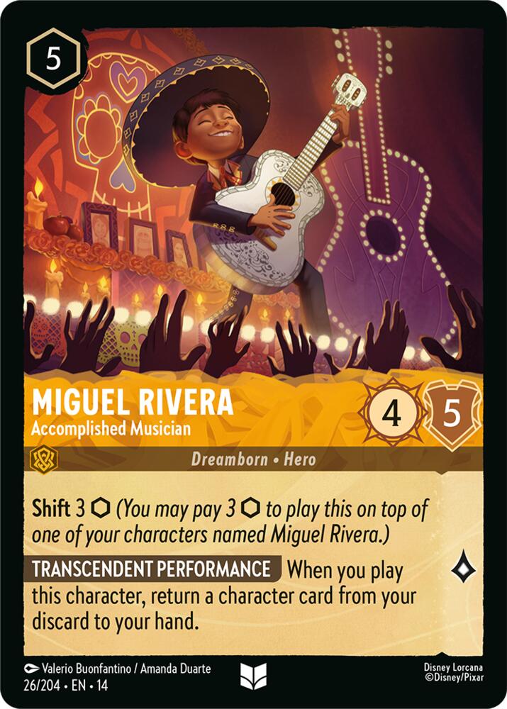 Miguel Rivera, Accomplished Musician 26/204 (Hyperia City)  - Cold Foil