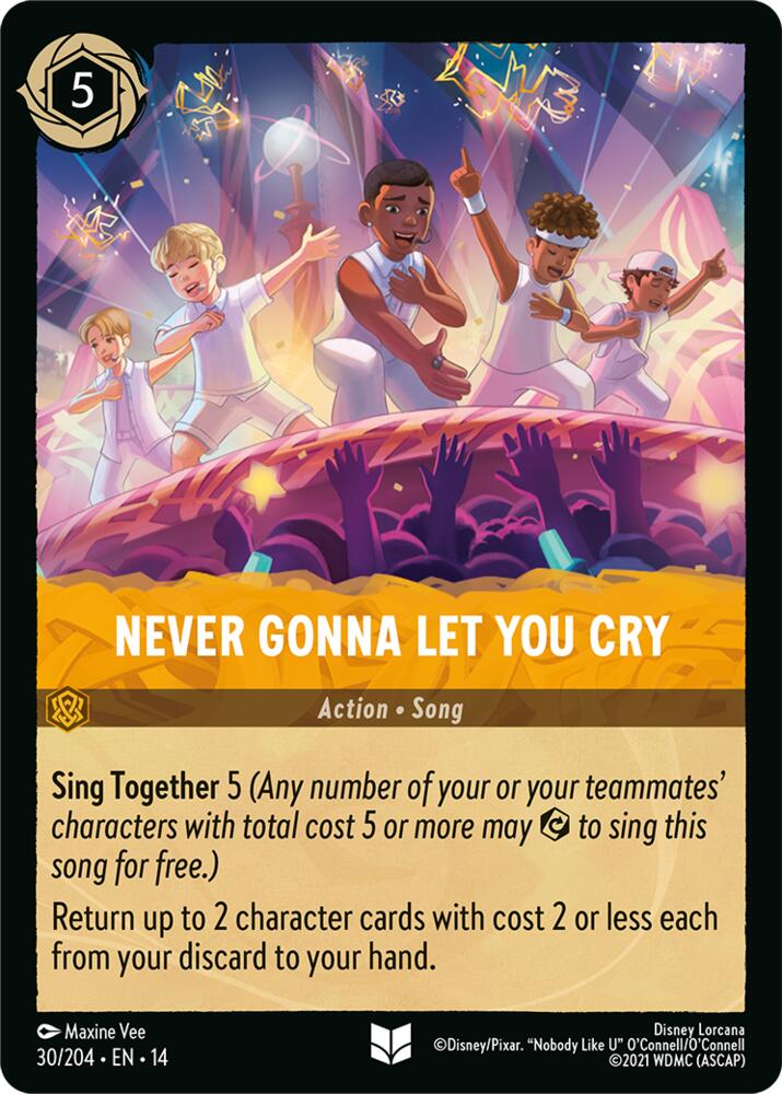 Never Gonna Let You Cry 30/204 (Hyperia City) 