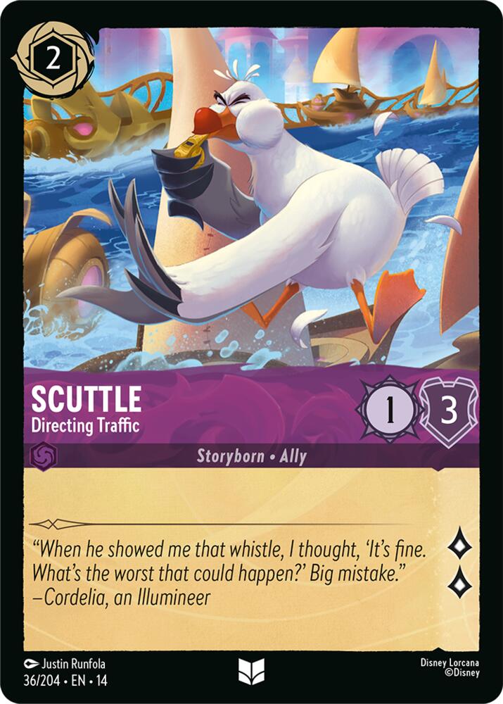 Scuttle, Directing Traffic 36/204 (Hyperia City)  - Cold Foil