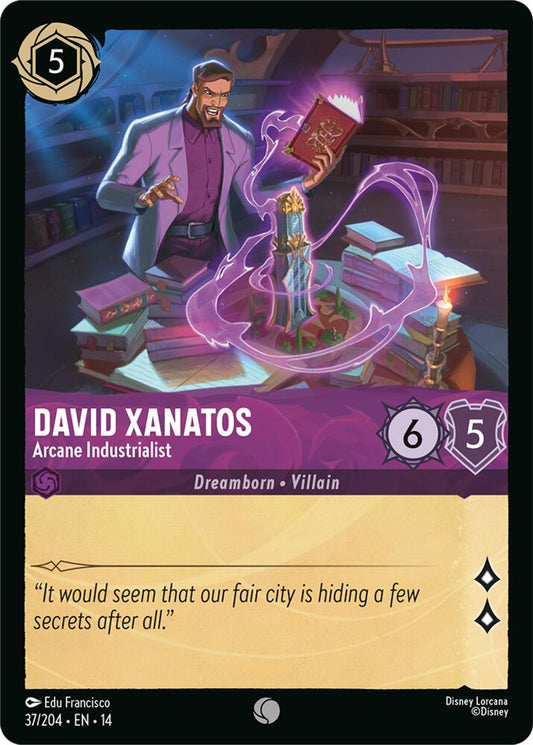 David Xanatos, Arcane Industrialist 37/204 (Hyperia City)  - Cold Foil