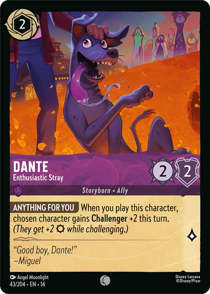 Dante, Enthusiastic Stray 43/204 (Hyperia City)  - Cold Foil
