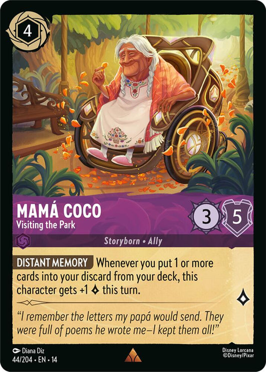 Mamá Coco, Visiting the Park 44/204 (Hyperia City) 