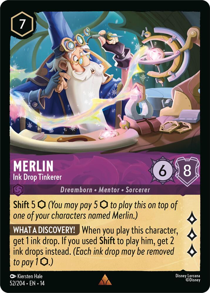 Merlin, Ink Drop Tinkerer 52/204 (Hyperia City) 