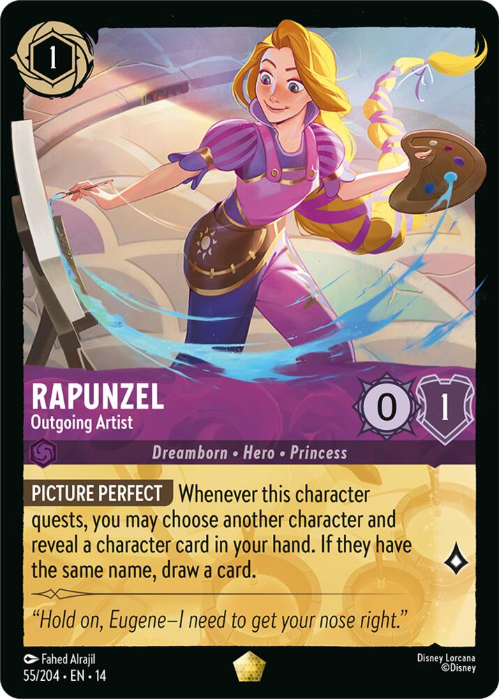 Rapunzel, Outgoing Artist 55/204 (Hyperia City) 