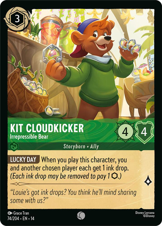 Kit Cloudkicker, Irrepressible Bear 74/204 (Hyperia City) 