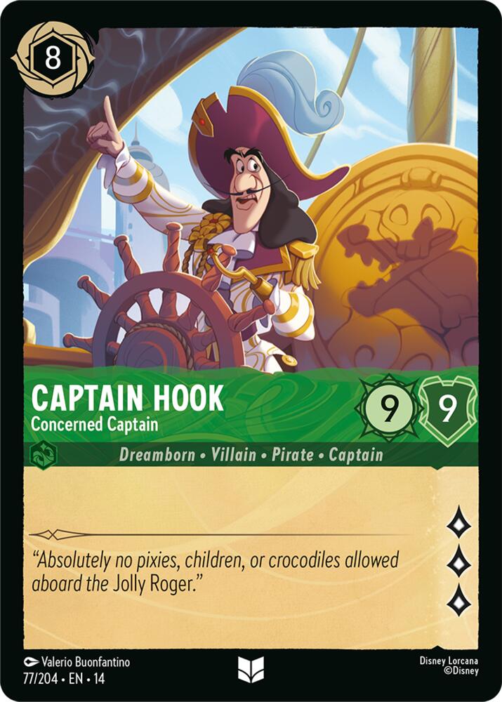 Captain Hook, Concerned Captain 77/204 (Hyperia City) 