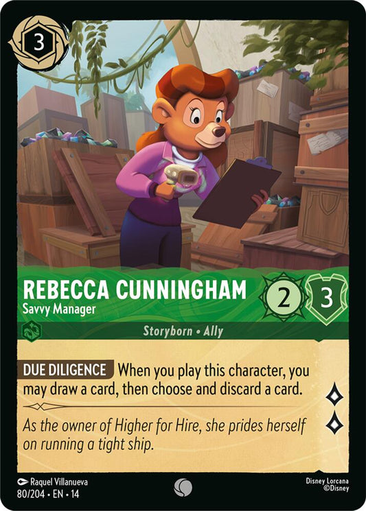Rebecca Cunningham, Savvy Manager 80/204 (Hyperia City)  - Cold Foil
