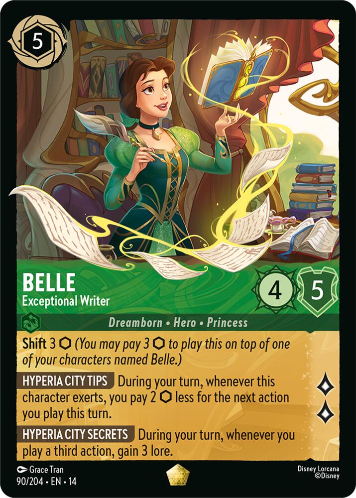 Belle, Exceptional Writer 90/204 (Hyperia City) 