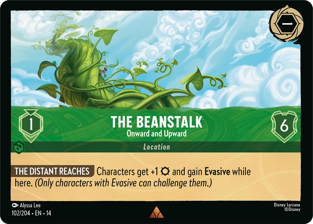 The Beanstalk, Onward and Upward 102/204 (Hyperia City)  - Cold Foil